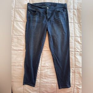 Lane Bryant high rise skinny jeans